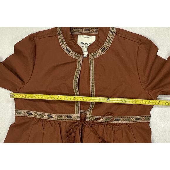 Madewell Embroidered Jacket Size XXS Tie Waist Castle Core EUC - Picture 6 of 10
